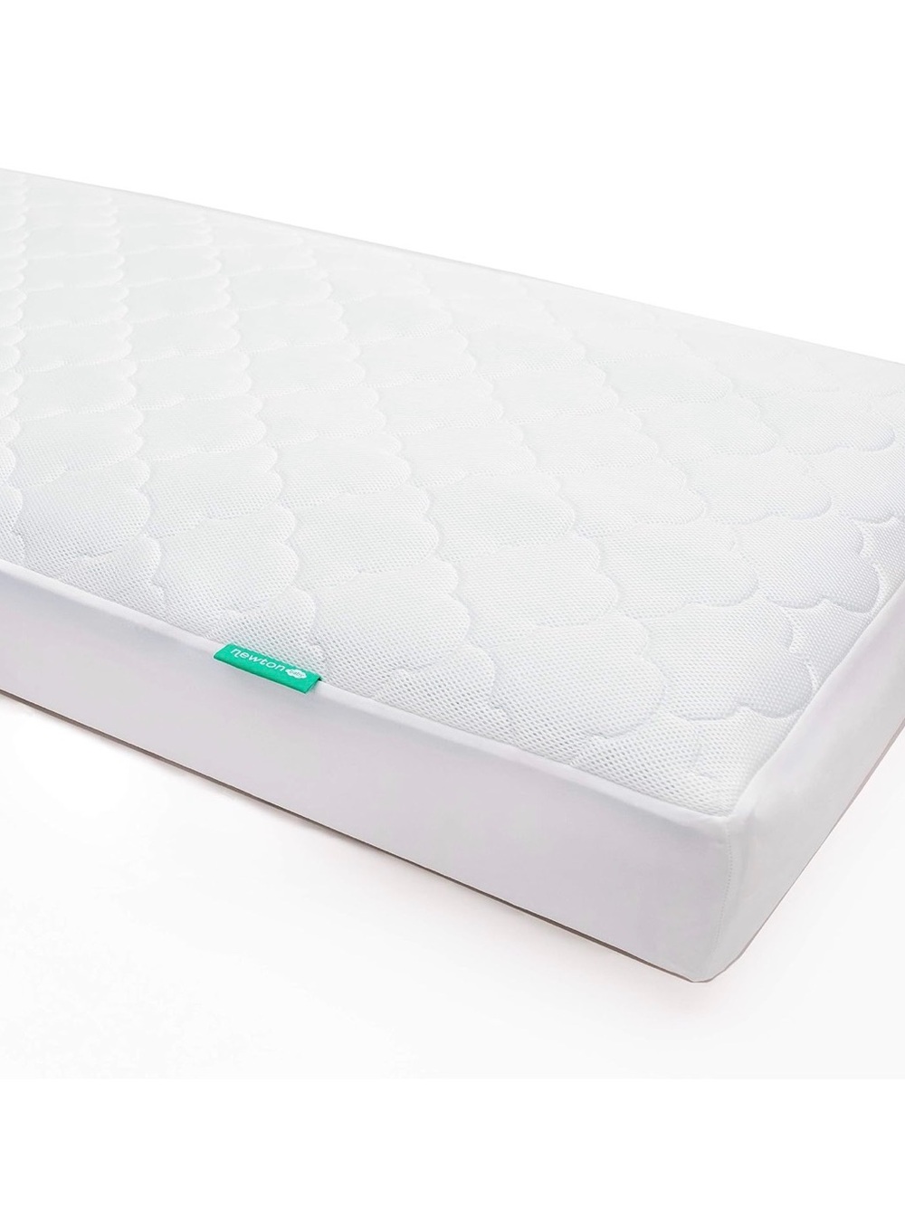 Newton White Quilted Breathable Waterproof Mattress Cover NWOT